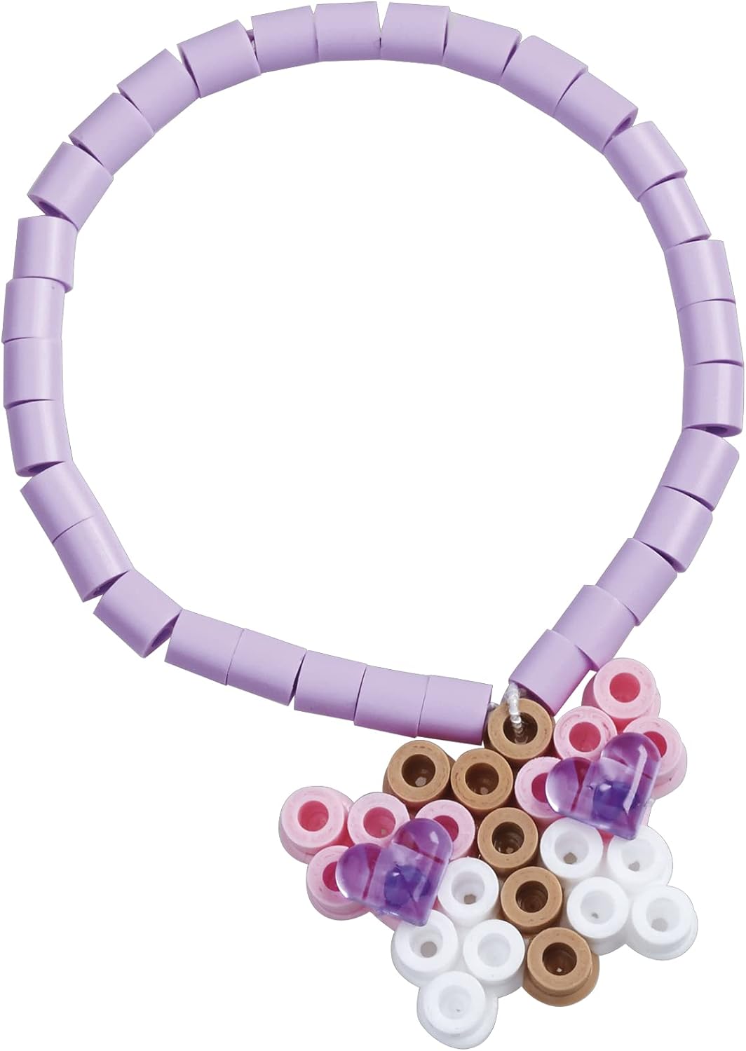 Hama Pink Activty Creative Box, Arts and Crafts Fuse Beads Set with Accessories, for Ages 5+, Official Set
