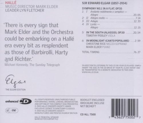 Symphony No. 1, in the South (Alassio) (Elder)