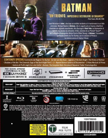 Batman: Titans of Cult - Limited Edition Steelbook (4K Ultra-HD + Blu-Ray) (2 Dischi) DVD