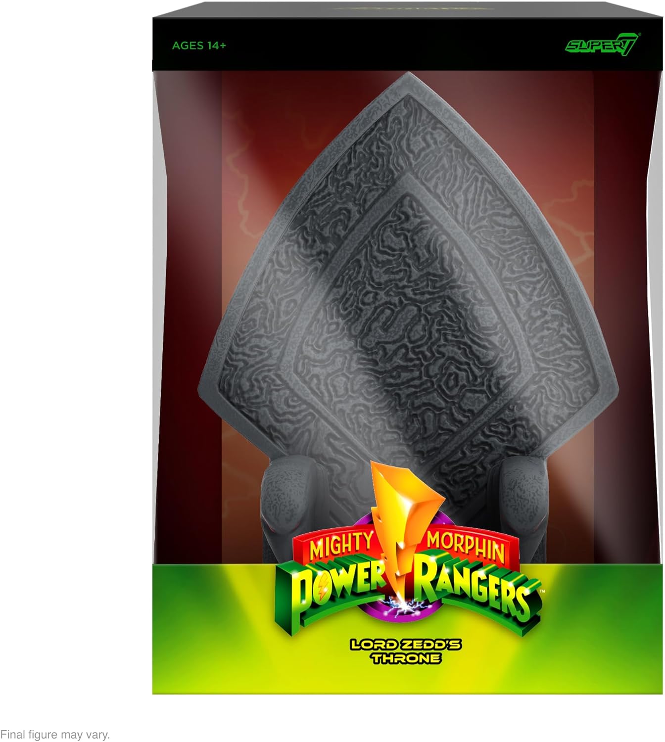 SUPER7 Mighty Morphin Power Rangers - Estatuilla Ultimates Lord Zedd's Throne
