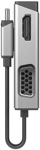 ALOGIC MagForce Duo Play 2-in-1 Adapter - USB-C to HDMI & VGA