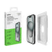 Belkin protector de pantalla ScreenForce TemperedGlass con revestimiento para iPhone 15/ 14 Pro, claridad y nitidez cristalinas, antiarañazos, alineación fácil para aplicación sin burbujas