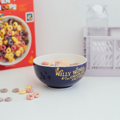 Grupo Erik: Bowl Willy Wonka | Tazza Colazione Grande di Willy Wonka in ceramica, 600 ml, 14 x 7 x 14 cm, ideale come Willy Wonka Gadget, Tazzone
