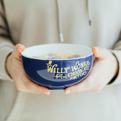 Grupo Erik: Bowl Willy Wonka | Tazza Colazione Grande di Willy Wonka in ceramica, 600 ml, 14 x 7 x 14 cm, ideale come Willy Wonka Gadget, Tazzone