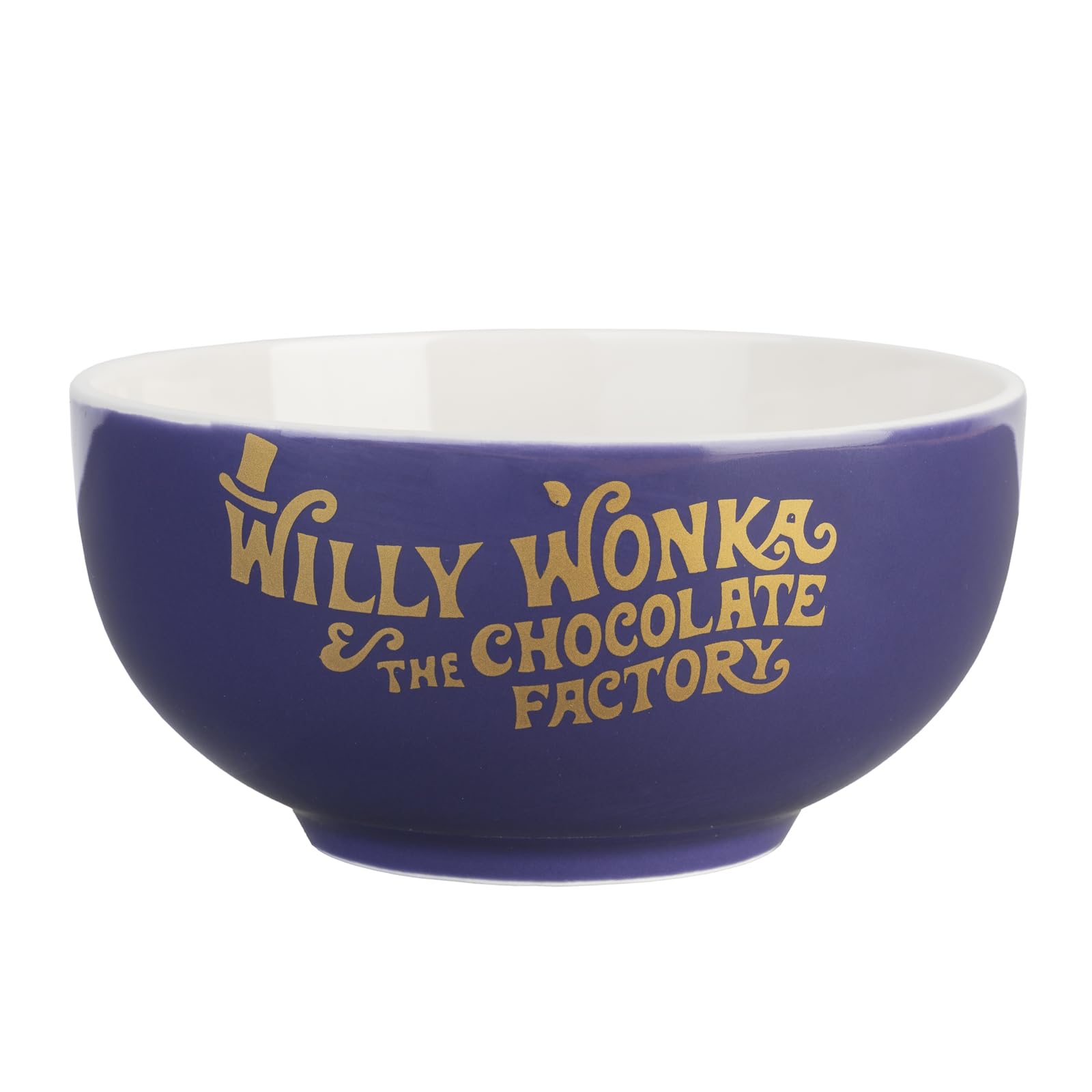 Grupo Erik: Bowl Willy Wonka | Tazza Colazione Grande di Willy Wonka in ceramica, 600 ml, 14 x 7 x 14 cm, ideale come Willy Wonka Gadget, Tazzone
