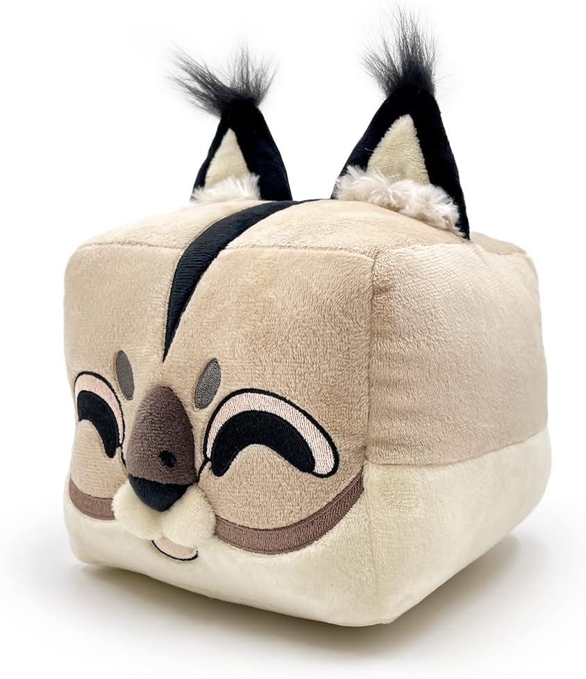Youtooz Raise A Floppa Roblox Cube Plush 9" Inch, Collectible Soft 100% PP-Cotton Big Floppa Roblox Edition Based On Roblox Video Game by Youtooz Plush Collection
