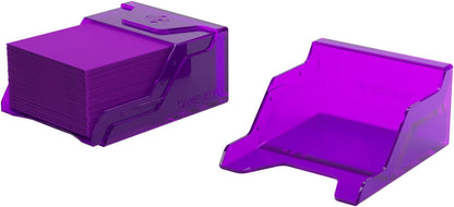 Gamegenic Bastion 50+ XL Deck Box - Compact, sécurisé et parfaitement organisé pour vos cartes à collectionner ! Protège en toute sécurité plus de 50 cartes à double pochette, couleur violette