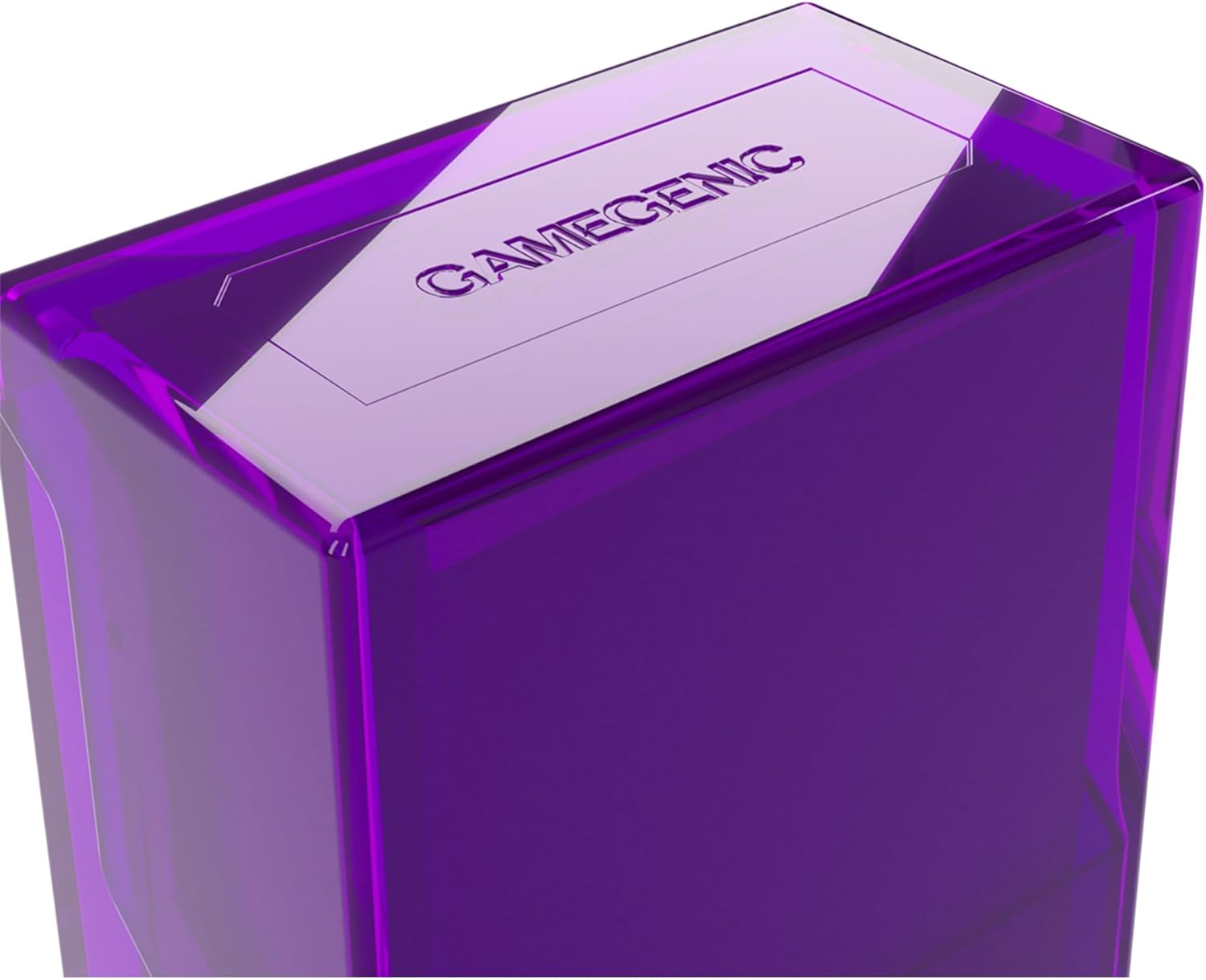 Gamegenic Bastion 50+ XL Deck Box - Compact, sécurisé et parfaitement organisé pour vos cartes à collectionner ! Protège en toute sécurité plus de 50 cartes à double pochette, couleur violette