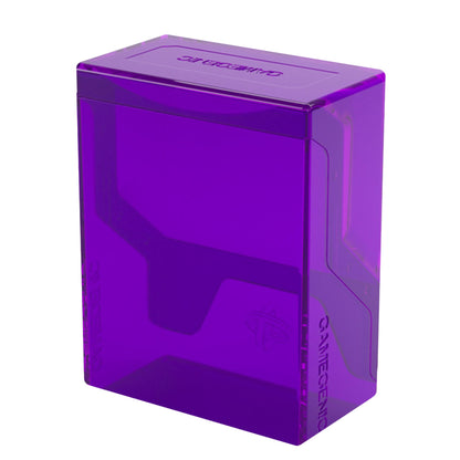 Gamegenic Bastion 50+ XL Deck Box - Compact, sécurisé et parfaitement organisé pour vos cartes à collectionner ! Protège en toute sécurité plus de 50 cartes à double pochette, couleur violette