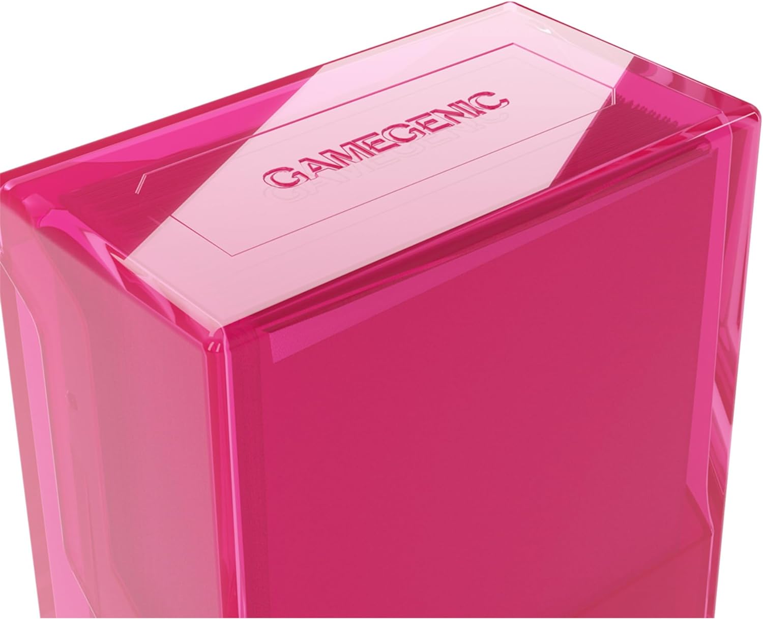 Gamegenic Bastion 50+ XL Deck Box - Compact, Secure, and Perfectly Organized for Your Trading Cards! Safely Protects 50+ Double-Sleeved Cards, White Color, Made