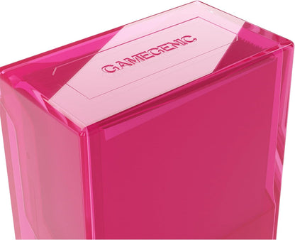 Gamegenic Bastion 50+ XL Deck Box - Compact, Secure, and Perfectly Organized for Your Trading Cards! Safely Protects 50+ Double-Sleeved Cards, White Color, Made