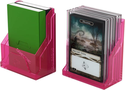 Gamegenic Bastion 50+ XL Deck Box - Compact, Secure, and Perfectly Organized for Your Trading Cards! Safely Protects 50+ Double-Sleeved Cards, White Color, Made