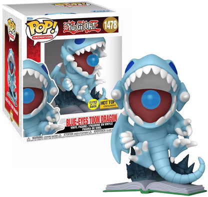 Funko Yu-Gi-Oh - Blue Eyes Toon Dragon US Exclusive Glow 6" Pop! Vinyl