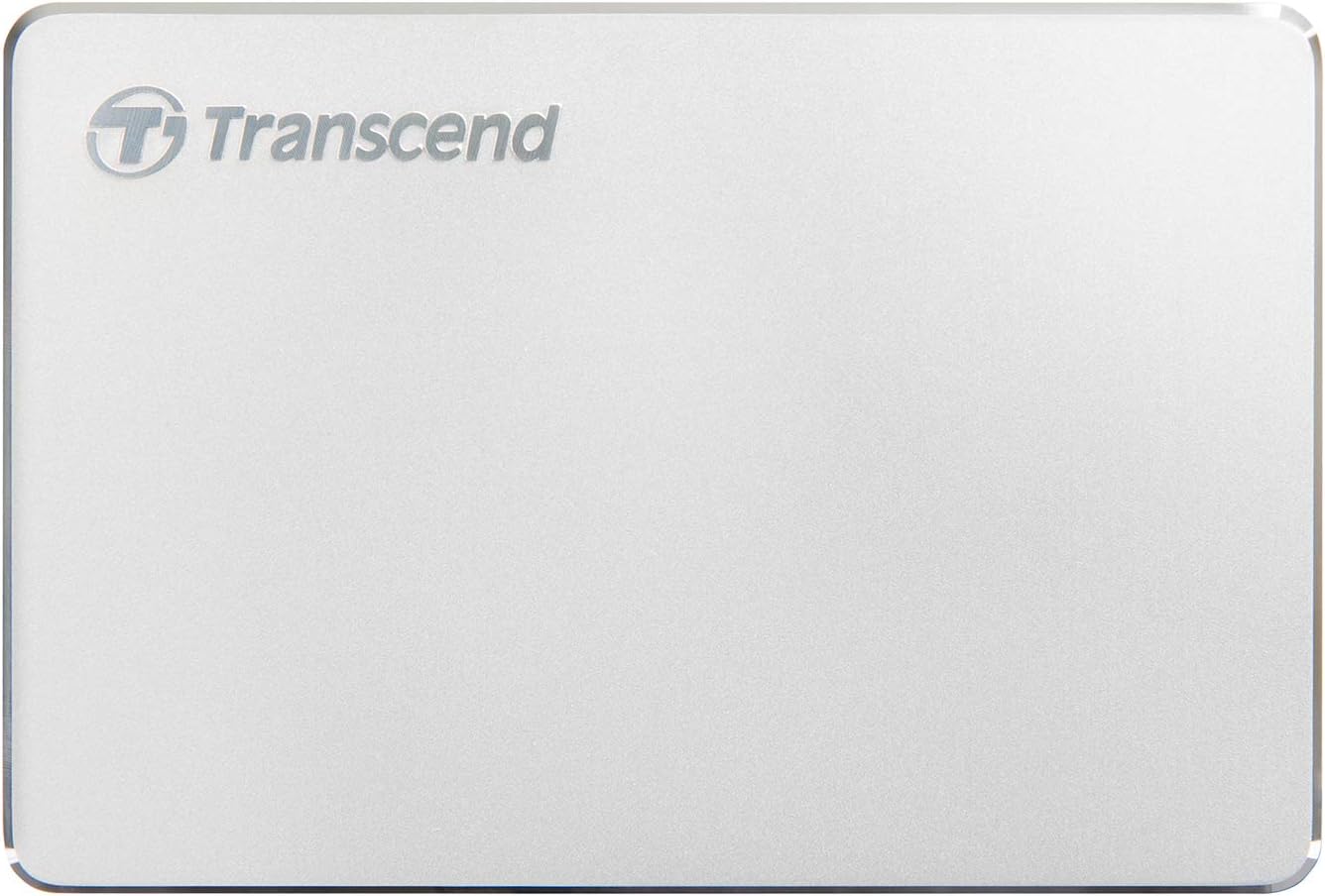 Transcend 2 TB USB Type-C, 3.1 Gen 1 Portable Hard Drive - StoreJet TS2TSJ25C3S
