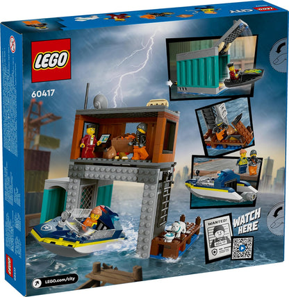 LEGO City - Police Speedboat and Crooks' Hideout (60417)