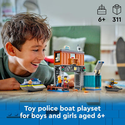 LEGO City - Police Speedboat and Crooks' Hideout (60417)