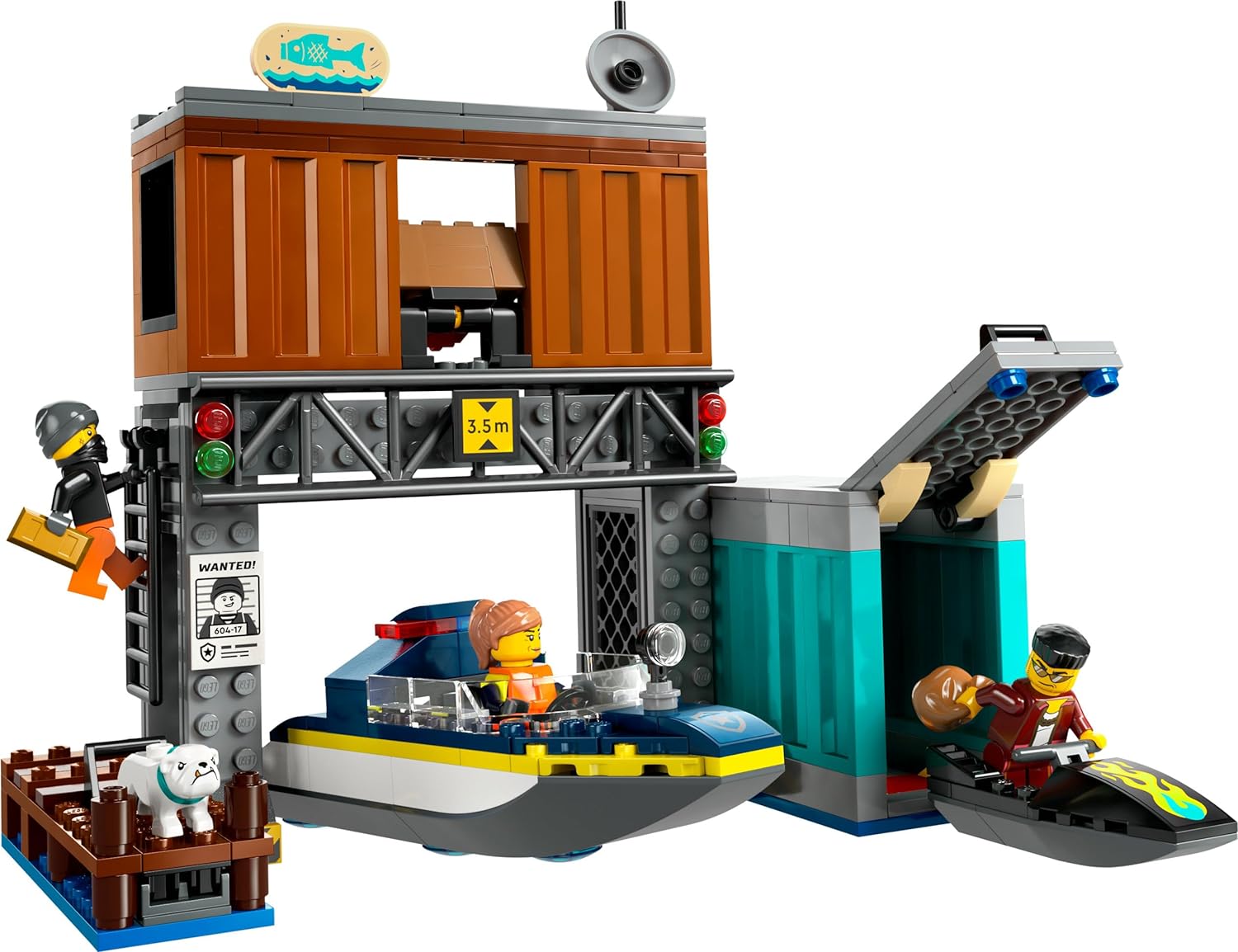 LEGO City - Police Speedboat and Crooks' Hideout (60417)
