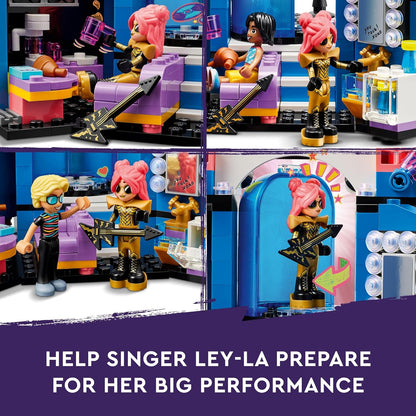 LEGO Friends Heartlake City Music Talent Show Set, Musical Toys for 7+ Year Old Girls, Boys & Kids, with Guitar and Keyboard Instruments, 4 Characters Inc. Andrea, Role-Play Building Toy Gift 42616
