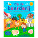 Kleur-en Stickerboek Met Woordjes - Op De Boerderij (3-5 J)