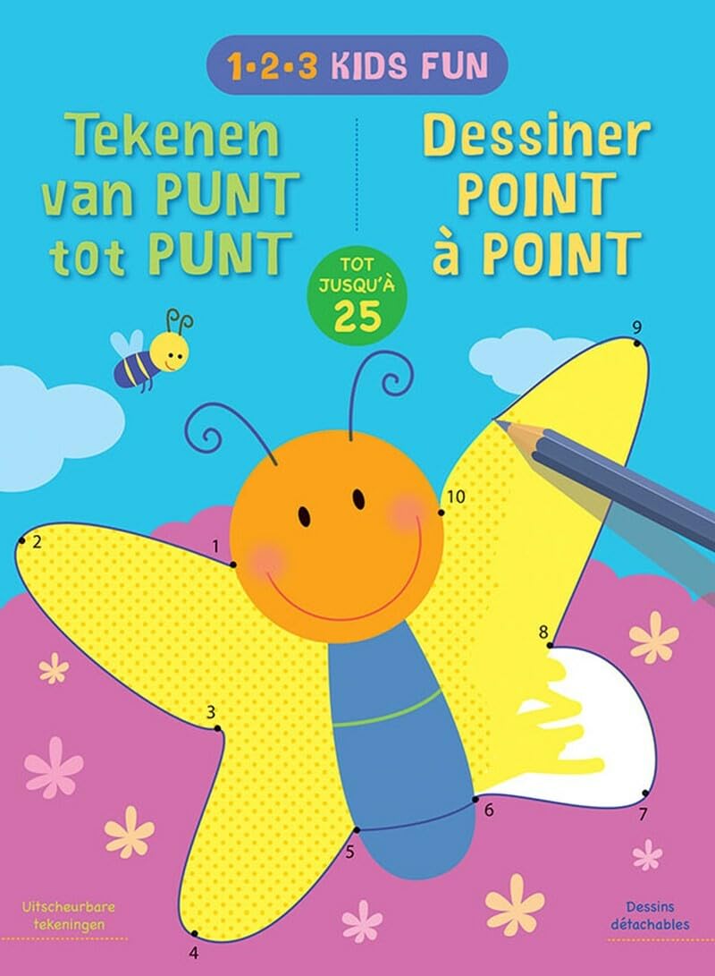 1-2-3 Kids Fun - Tekenen Van Punt Tot Punt Tot 25