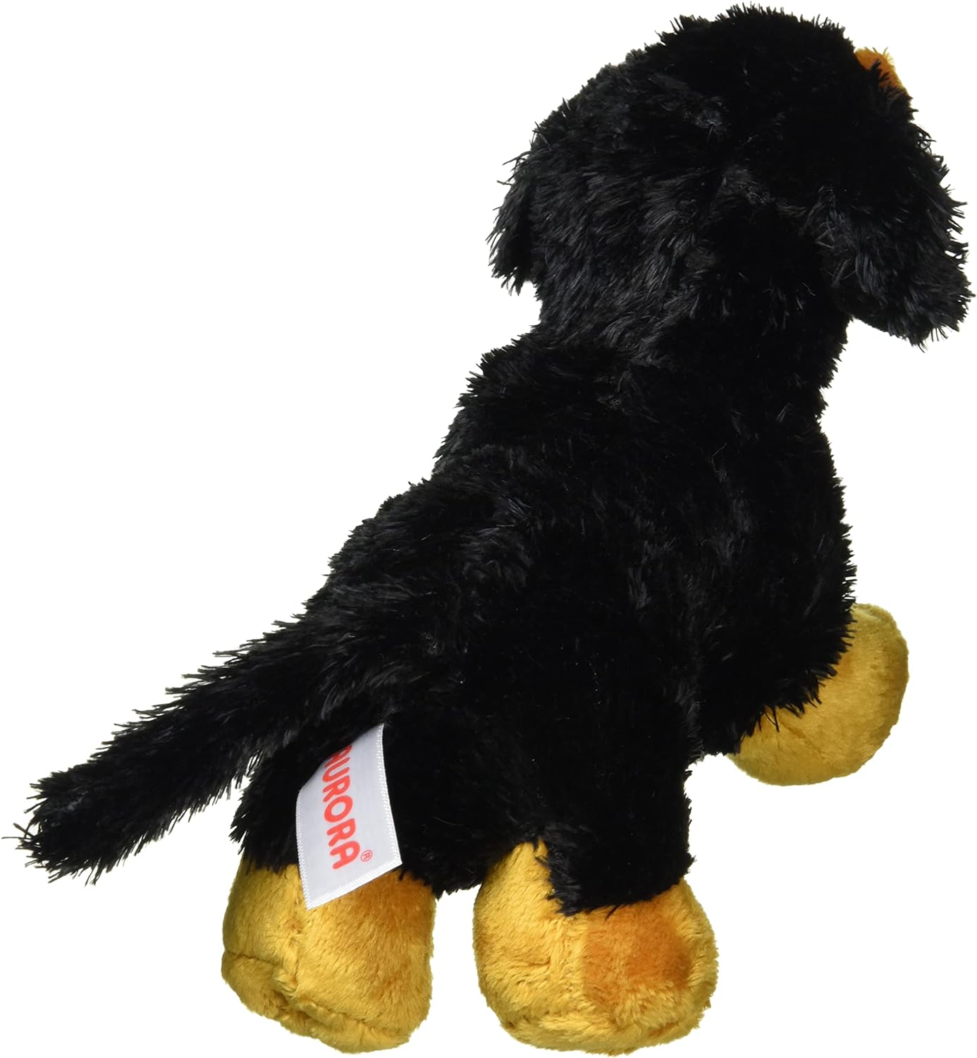 Aurora, 12750, Mini Flopsies Vienna The Dachshund, 20cm, Juguete de Peluche, Negro y marrón Único