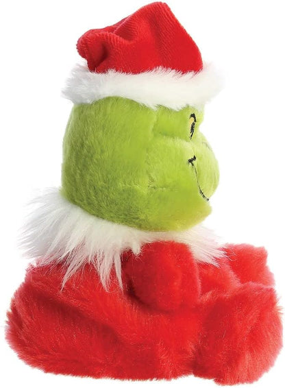 Aurora, 15591, The Grinch Official Merchandise Santa Palm Pal, Soft Toy, Red & Green
