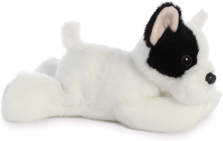 Aurora, 31745, Mini Flopsies French Bulldog, 8In, Soft Toy, White