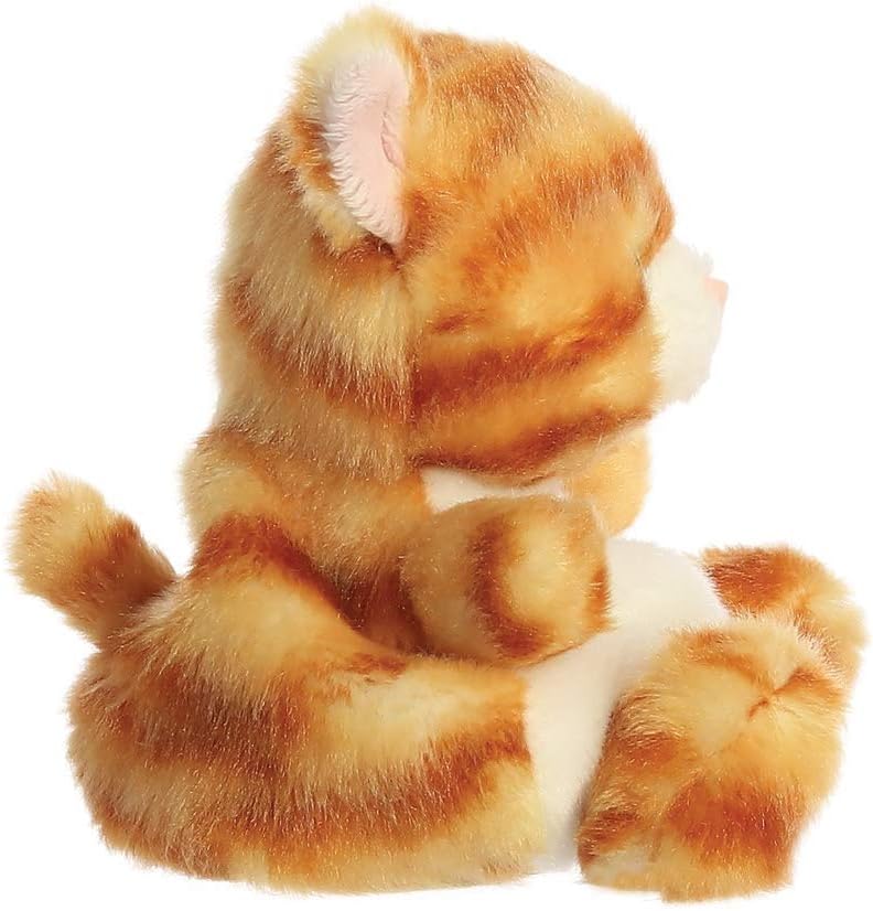 Aurora, 33473, Palm Pals, Meow Katze, 13cm, Plüschtier,orange