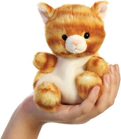 Aurora, 33473, Palm Pals, Meow Katze, 13cm, Plüschtier,orange