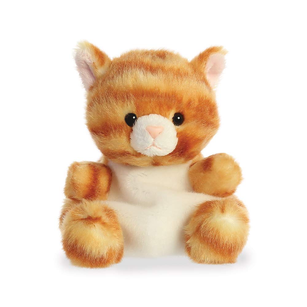 Aurora, 33473, Palm Pals, Meow Katze, 13cm, Plüschtier,orange