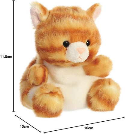 Aurora, 33473, Palm Pals, Meow Katze, 13cm, Plüschtier,orange