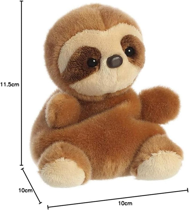 Aurora Palm Pals, Slomo Soft Toy, 33478, 5 inches, Brown