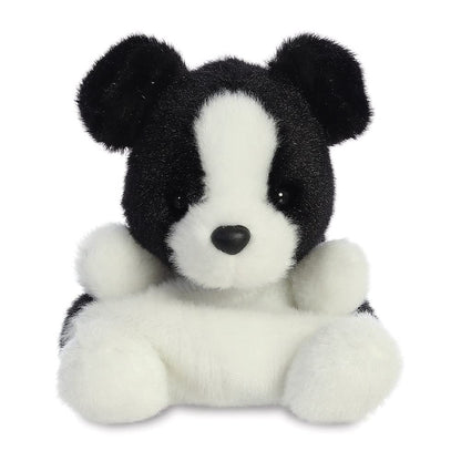 Aurora, 33534, Palm Pals Brodie Collie Dog, 5In, Soft Toy, Black & White
