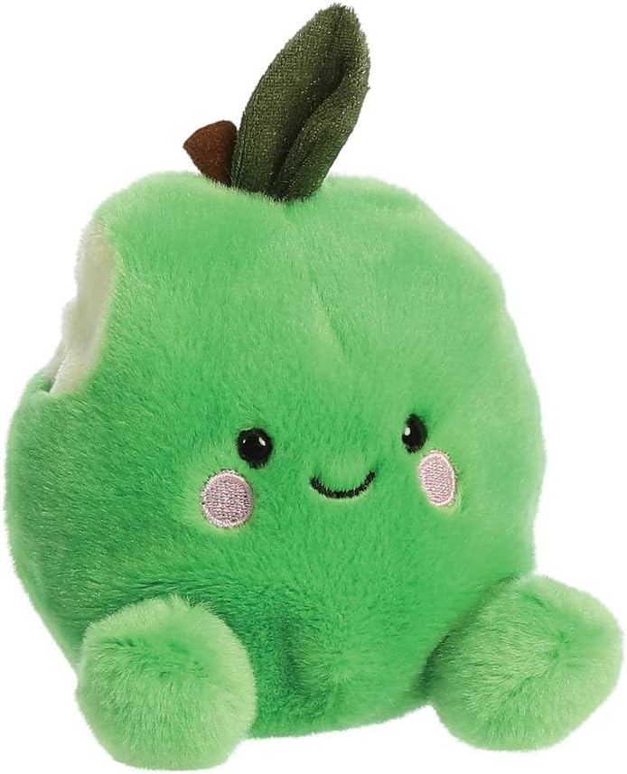 Aurora, 33572, Palm Pals Jolly Green Apple, 5In, Eco Friendly Soft Toy