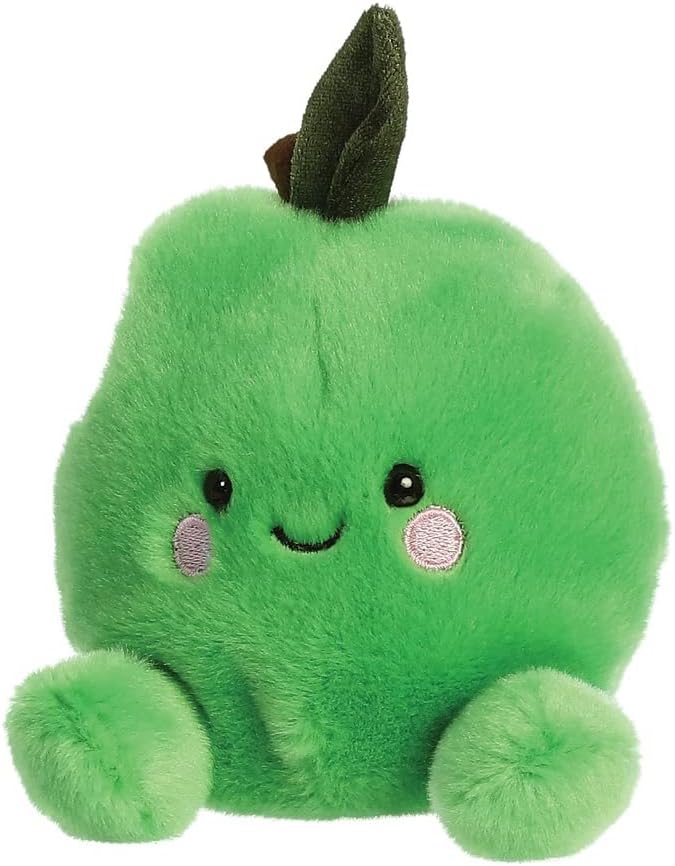 Aurora, 33572, Palm Pals Jolly Green Apple, 5In, Eco Friendly Soft Toy