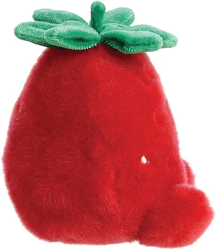 Aurora, 33573, Palm Pals Juicy Strawberry 5In, Soft Toy, Red