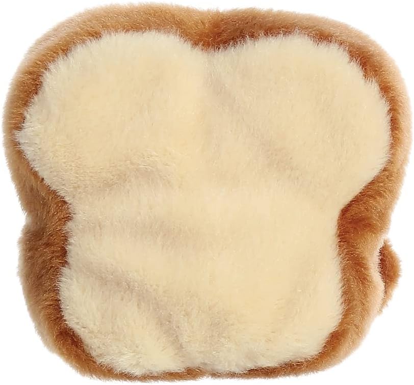 Aurora, 33574, Palm Pals Buttery Toast, 5In, Eco-friendly soft toy, Brown, Medium