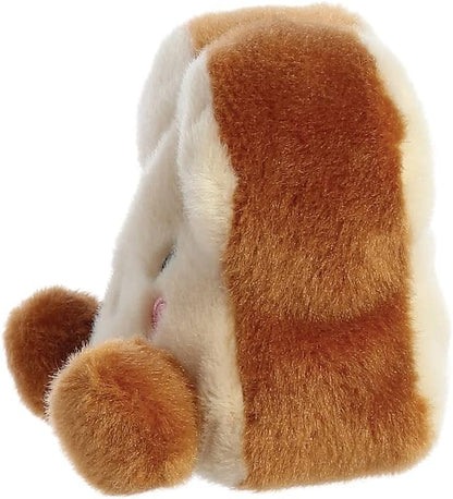 Aurora, 33574, Palm Pals Buttery Toast, 5In, Eco-friendly soft toy, Brown, Medium