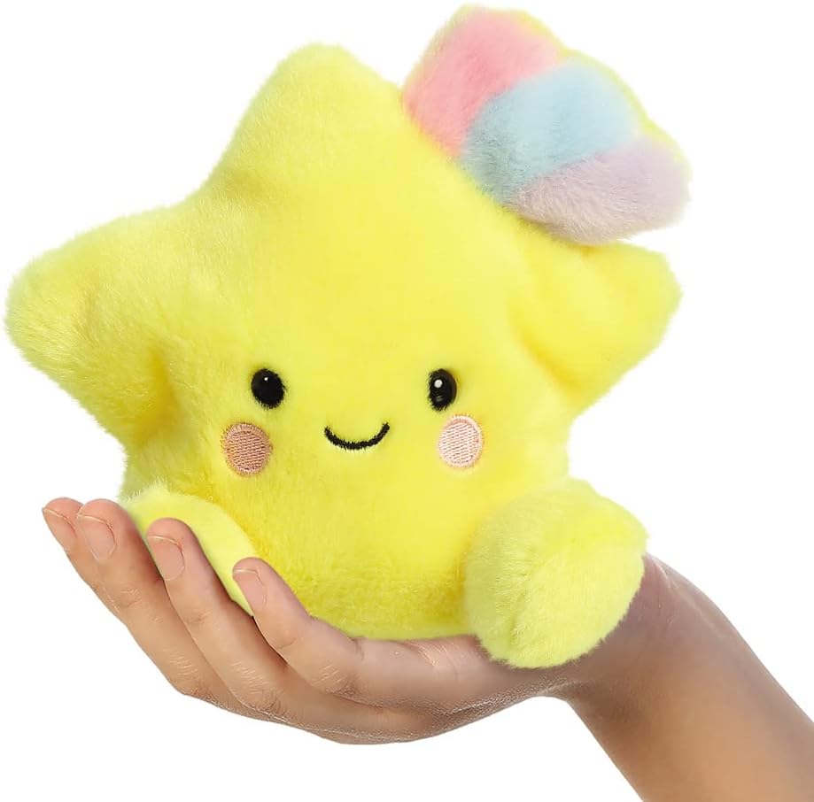 AURORA, Palm Pisces Star 33622-Peluche (12,7 cm), Color Amarillo (33622
