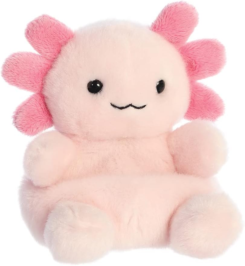 AURORA, 33675, Palm Pals Ax Axolotl, 5In, Soft Toy, Pink Single