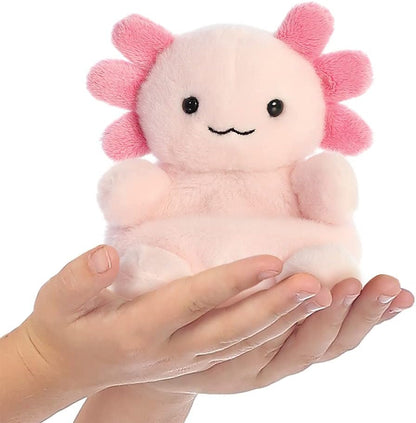 AURORA, 33675, Palm Pals Ax Axolotl, 5In, Soft Toy, Pink Single
