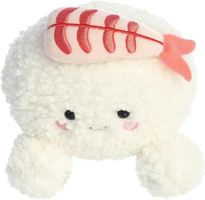 Aurora 33872 Palm Pals Ebi Shrimp Sushi Soft Toy, White