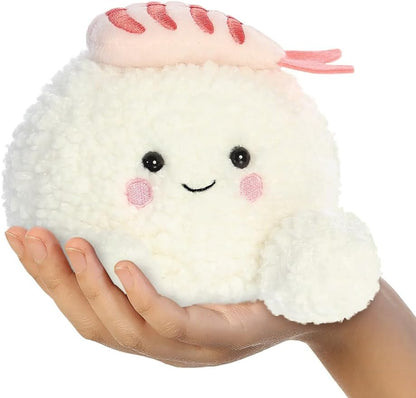 Aurora 33872 Palm Pals Ebi Shrimp Sushi Soft Toy, White