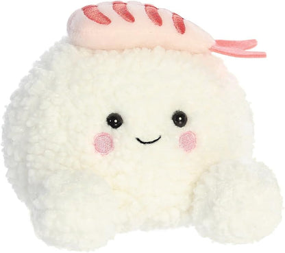 Aurora 33872 Palm Pals Ebi Shrimp Sushi Soft Toy, White