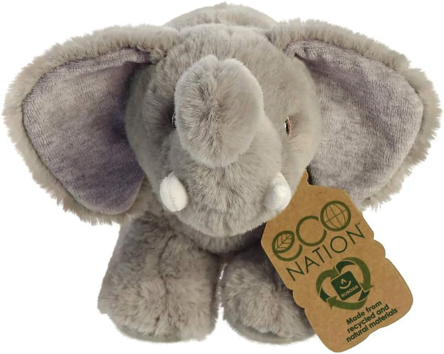Aurora, 35002, Eco Nation, Elephant, 10.5In, Soft Toy, Grey