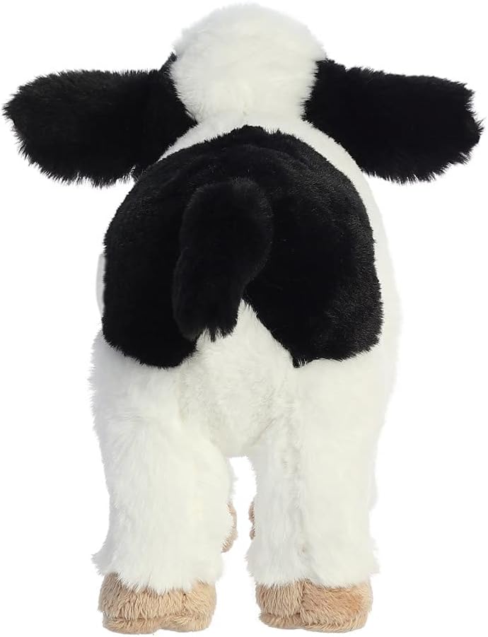 Aurora, 35026, Eco Nation Cow 10In, Soft Toy, White & Black