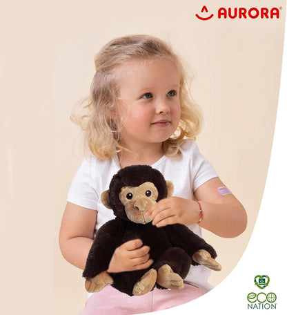 Aurora, 35032, Eco Nation Chimpanzee, 9.5In, Soft Toy, Brown