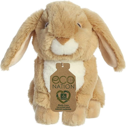 Aurora, 35042, Eco Nation Lop-Eared Rabbit Tan, 9In, Soft Toy, Brown