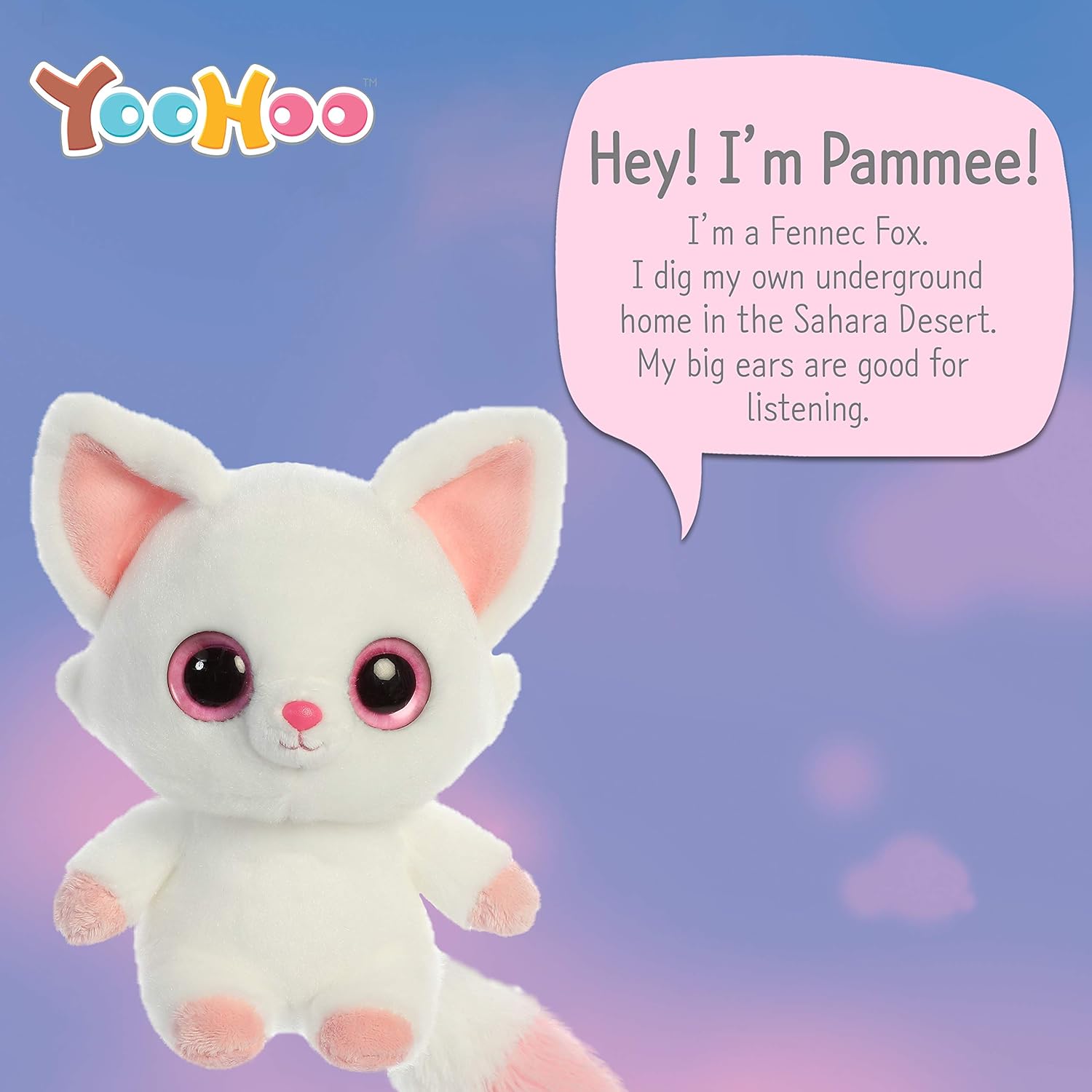 YooHoo Pammee Fennec Fox 5In 61080 White