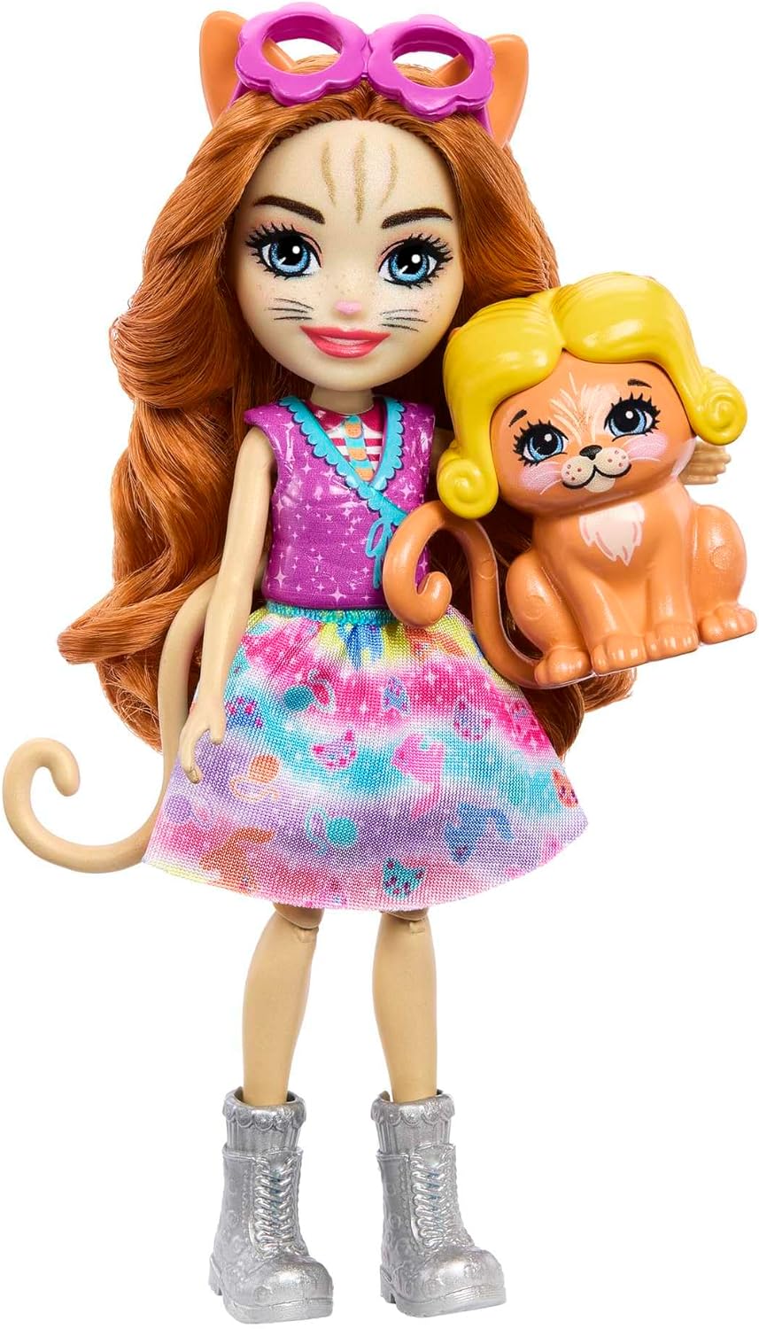Enchantimals HPB34 Fashion Truck Set with 15 cm Doll and Best Friends Animal Figurines, Trailer for Animals, + 25 Accessories, Children's Toy, Ages 4 and Above
